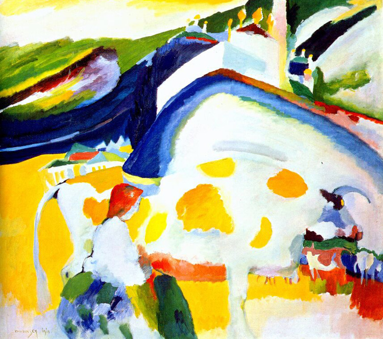 The Cow 1910 Wassily Kandinsky Abstract Oil Painting